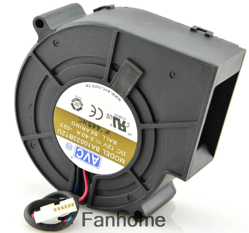 Для AVC 9733 гриль коробка сильный Выпускной вентилятор мяч 12V 2.4A BA10033B12U|Кулеры и
