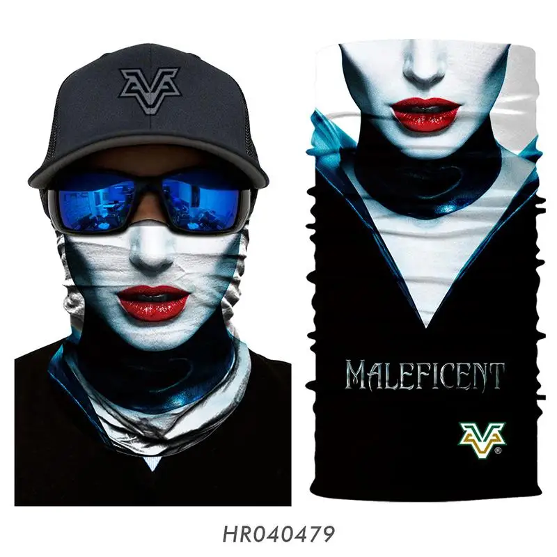 Мстители 4 Ciclismo маска для лица Marvel гетры для шеи трубчатые шарфы Maleficent Супермен Хеллбой скальдаколло для мужчин и женщин повязка на голову