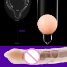 2шт Водонепроницаемые удлиняющие презервативы мяч для пениса Утяжелитель для пениса многоразовый шар Массажер для пениса секс-игрушки для мужчин
