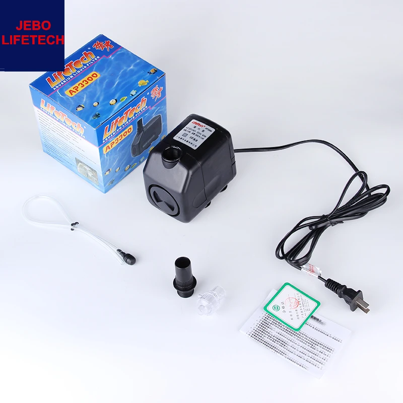 JEBO LIFETECH 45 Вт 2500л/ч аквариумный погружной насос для аквариума тихий водяной Adjustbale