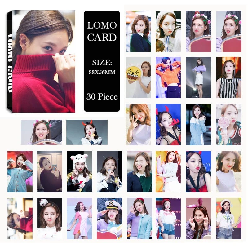 KPOP Two Lim Na Yeon TT SIGNAL Album LOMO Cards K POP новая мода ручная работа бумажная Фотокарта HD 30