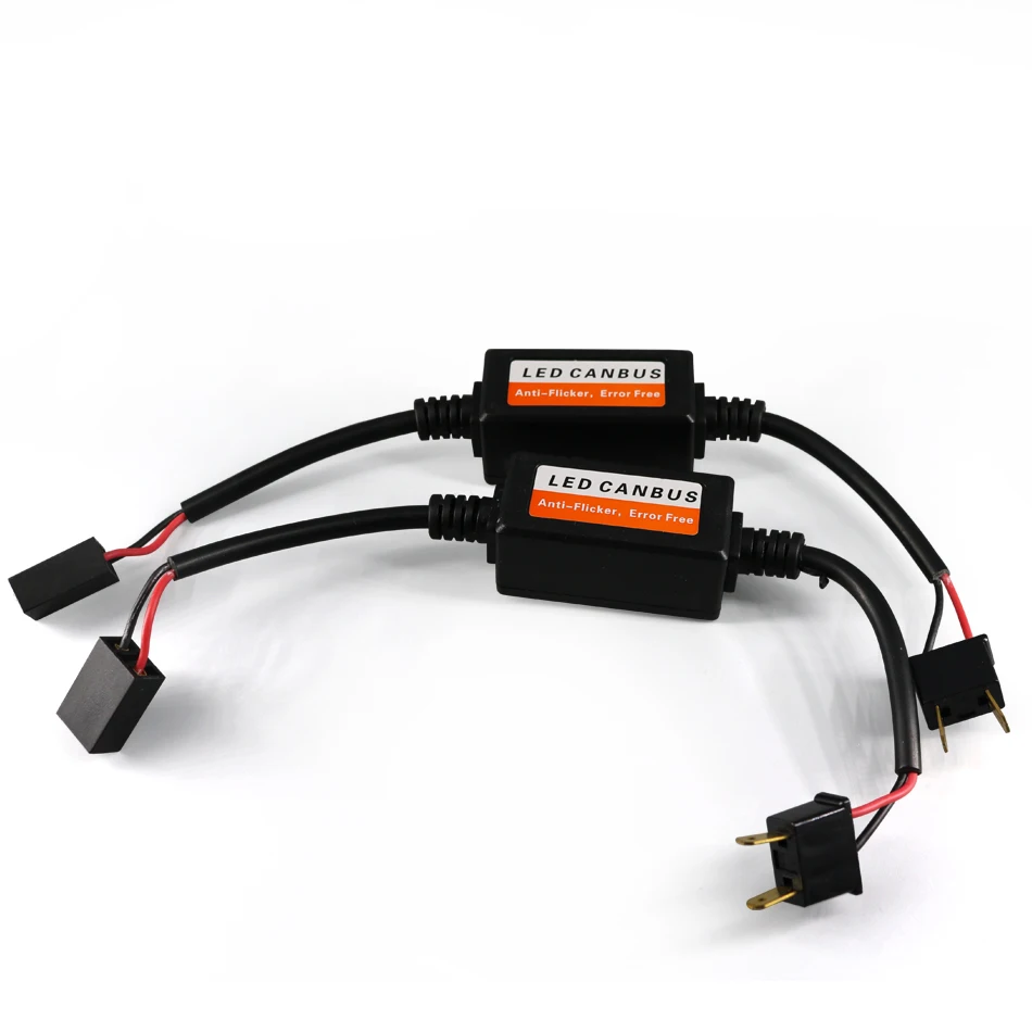 Hlxg CANBUS H4 H7 светодио дный H11 декодер 9005 9006 9007 HB3 H3 H1 H13 H9 автомобиля Предупреждение Canceller ошибка конденсатор Canbus для светодио дный фар