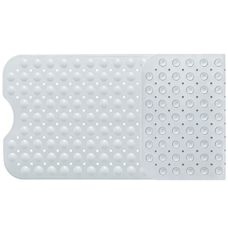 

Shower Mats Bath Rug Bathroom Carpet Tapis Anti-skid Pvc Soft Massage Suction Cup Bathtub Machine Made Rectangle Pad Geometric