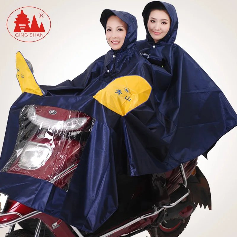 Aoyama raincoat motorcycle electric cars poncho double thickening increase adult Oxford Buti flowers | Аксессуары для одежды