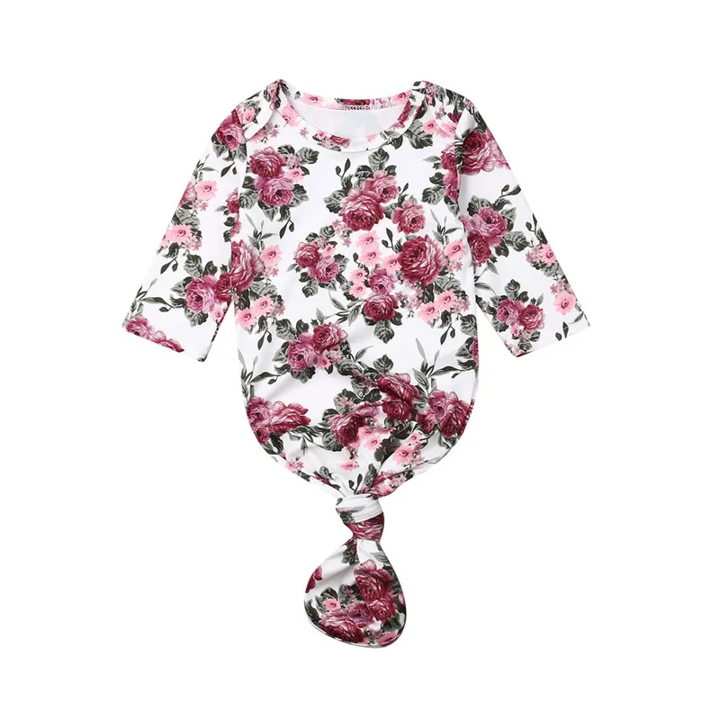 2019 Newborn Infant Toddler Baby Girl Boy Sleeping Bag Blanket Swaddle Autumn Long Sleeve O-Neck Floral Wrap Swaddling 0-12M | Мать и
