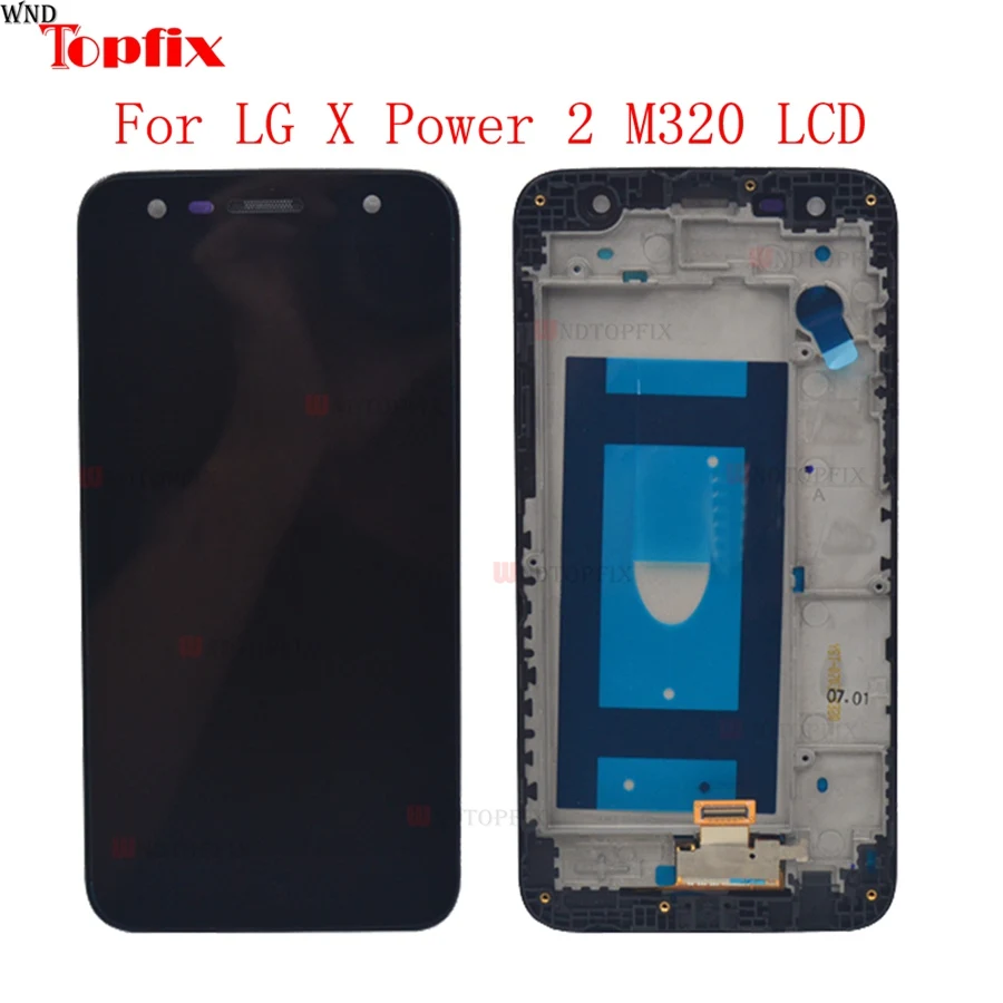 

ЖК-дисплей 5,5 дюйма для LG X Power 2, сенсорный экран с дигитайзером в сборе для LG M320, M320G, X500LG, сменный ЖК-дисплей