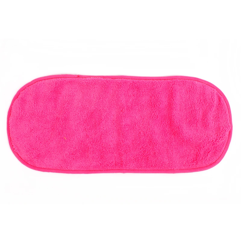 Pink 1PC 1 шт., полотенце для снятия макияжа, инструменты для чистки лица, тонкое волокно, розовое мягкое полотенце для удаления красоты - Цвет: Pink 1PC