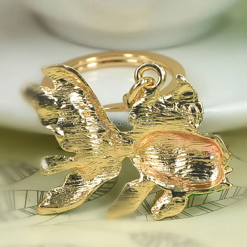 Брелок для ключей в виде бабочки хвоста рыбы | Украшения и аксессуары