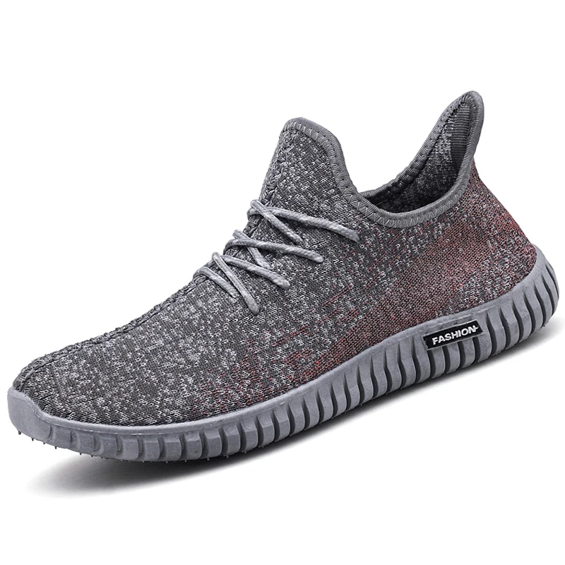 Мужские мокасины модная мужская обувь тренд сезон весна-осень flyknit для бега Calzado