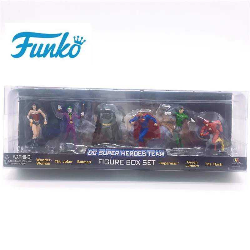 FUNKO POP! DC Wonder Woman Joker Batman Superman Green Lantern The Flash Vinyl Doll Action Figures Birthday Party Gift Model Toy
