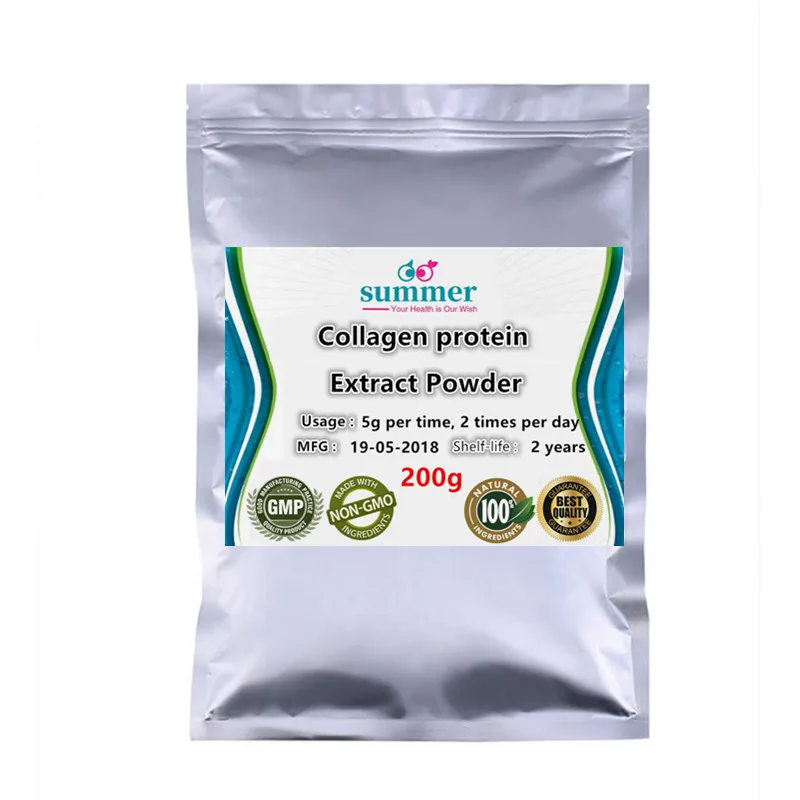 100-1000 г Чистый Коллаген, коллагеновый протеиновый порошок, пищевой рыбный КОЛЛАГЕНОВЫЙ ПОРОШОК для восстановления старения кожи, тренировки мышц
