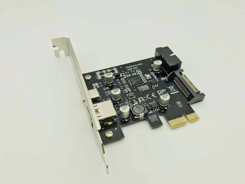 Плата расширения USB плата PCIE Sata/PCIE адаптер USB3 3 1 PCI E C 2.4A компьютерные карты