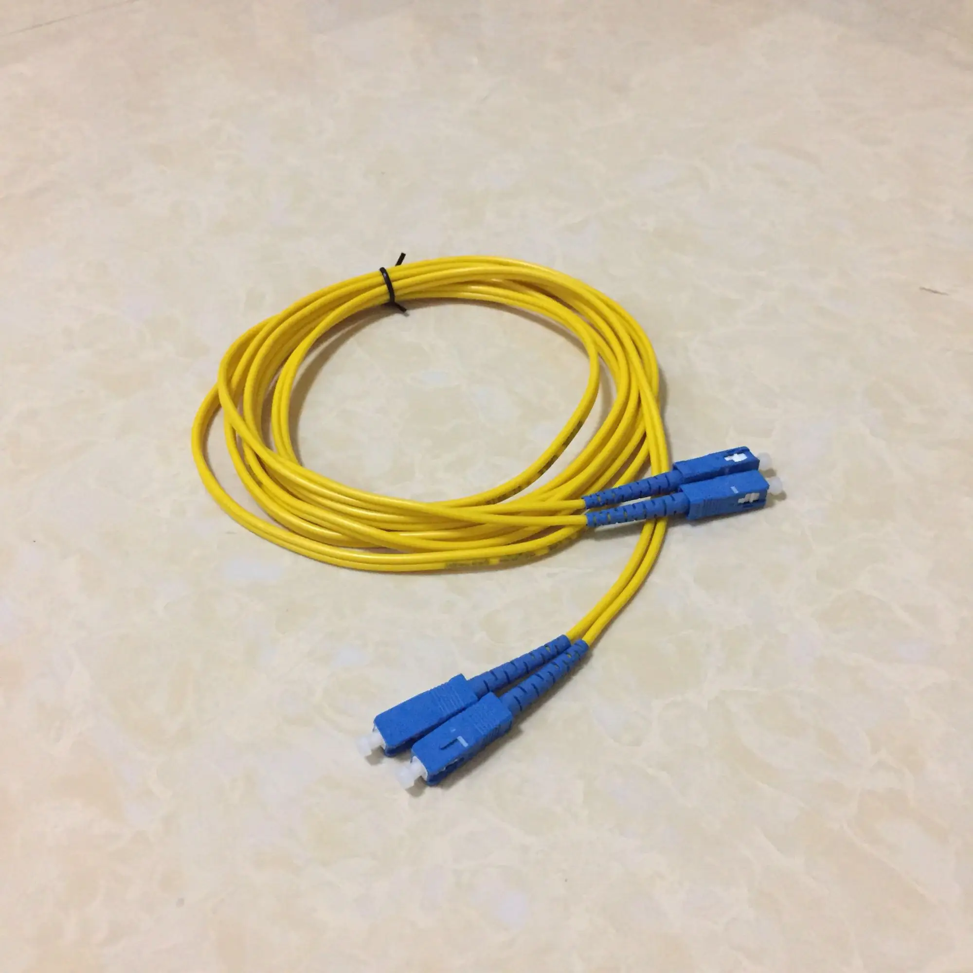 3 м 9/125 SM Дуплексный LC/UPC К SC/UPC фотоволоконно-оптический соединительный шнур