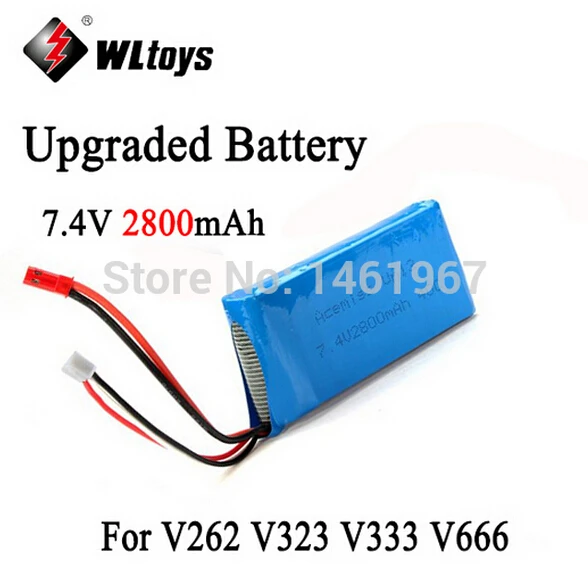 Wltoys запасные части модернизированная батарея 7 4 V 2800mAh + зарядка для WL игрушки V262