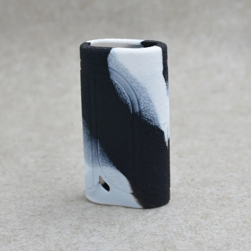 Eleaf iKonn 220 силиконовый чехол skinor резина, силикон, чехол втулка/обертка/Наклейка/enlourse для Eleaf iKonn 220 W коробка мод в 6 цветах - Цвет: Black white