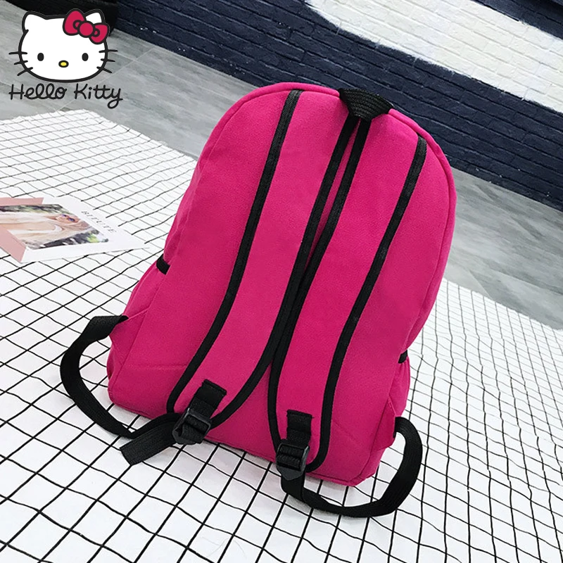 Hello kitty мультяшная сумка для девочек Кроссбоди 4 в 1 Детская тоут Холщовый плюшевый