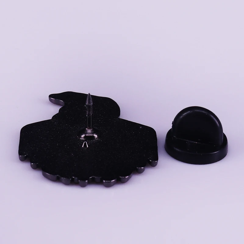 Grim Reaper pin I'm dead inside Забавный значок для умственного здоровья Готическая тревога