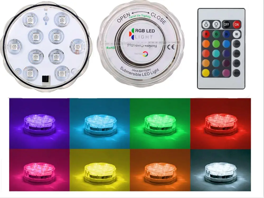 1 шт. разноцветный светодиодный RGB светильник с пультом ДУ|lights for wedding|led light lightcolor led