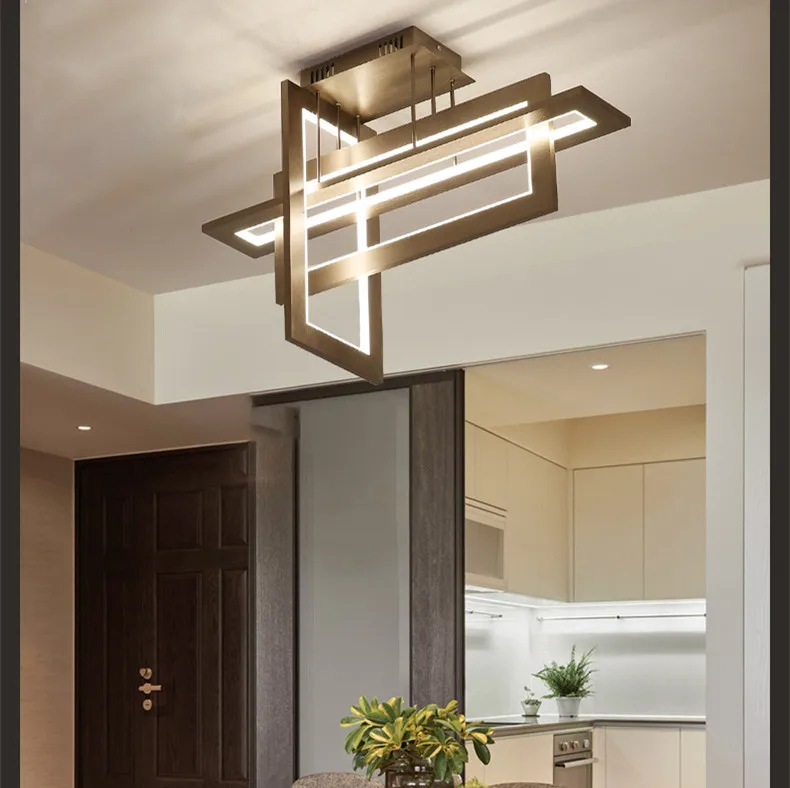 2019New Modern Ceiling Lights LED Lamp For Living Room Bedroom Study Nordic surface mounted Deco AC85-265V | Лампы и освещение