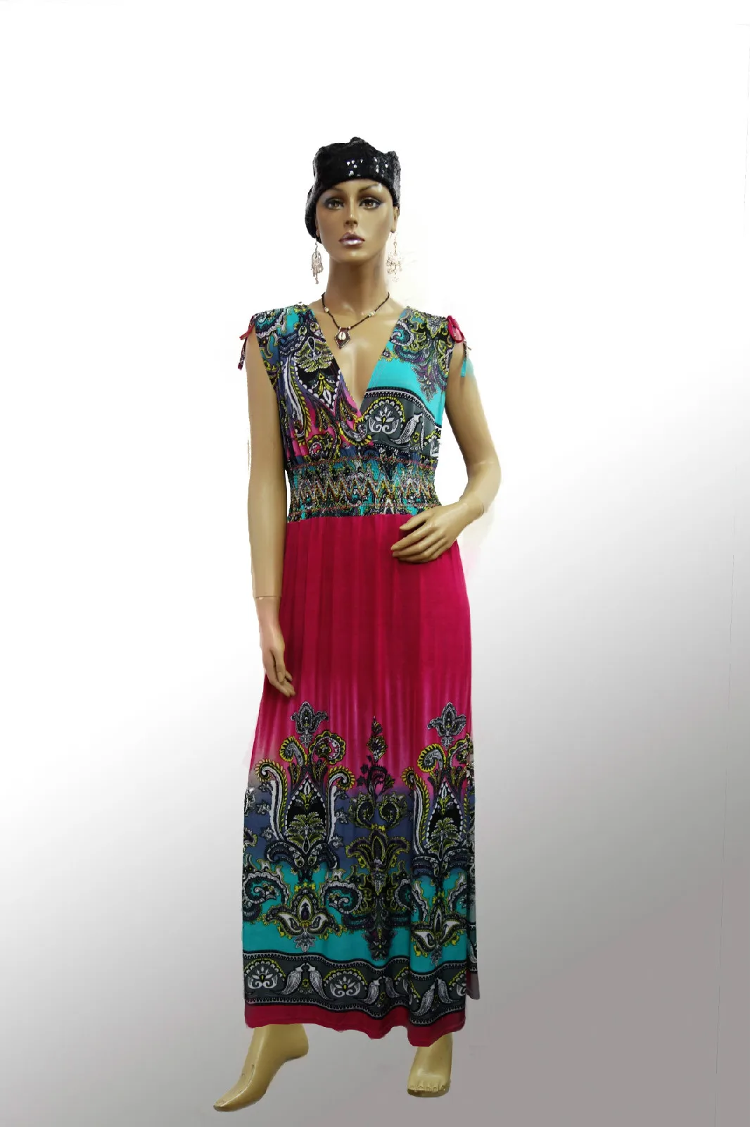 Длинное летнее платье Макси женское пляжное Vestidos размера плюс платья Vestido Longo