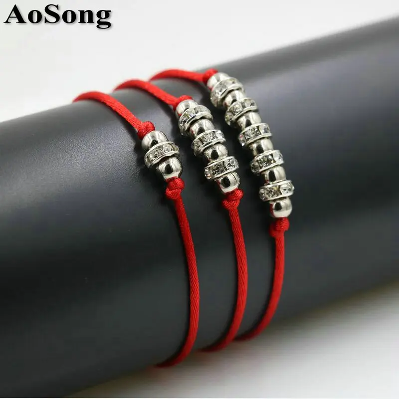 BPPCCR счастливая красная веревка ручной работы макраме Рейки Чакра Мужчины