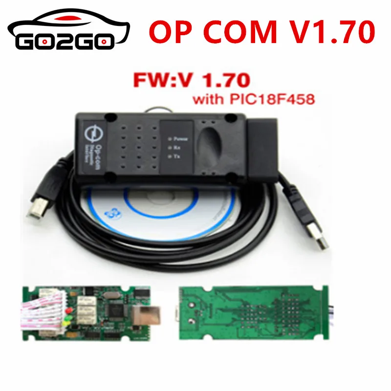 Горячая OPCOM 1,65 1,70 V1.78 1,95 1,99 для Opel диагностический сканер OP COM V1.59 CANBUS OP-COM OBD2 супер сканер - Цвет: OP COM V1.70