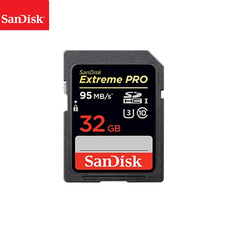 100% sandisk Extreme Pro SD карта 32 GB 64 узнать Скорость до 170 МБ/с. Card Class 10 U3 128 256 памяти для