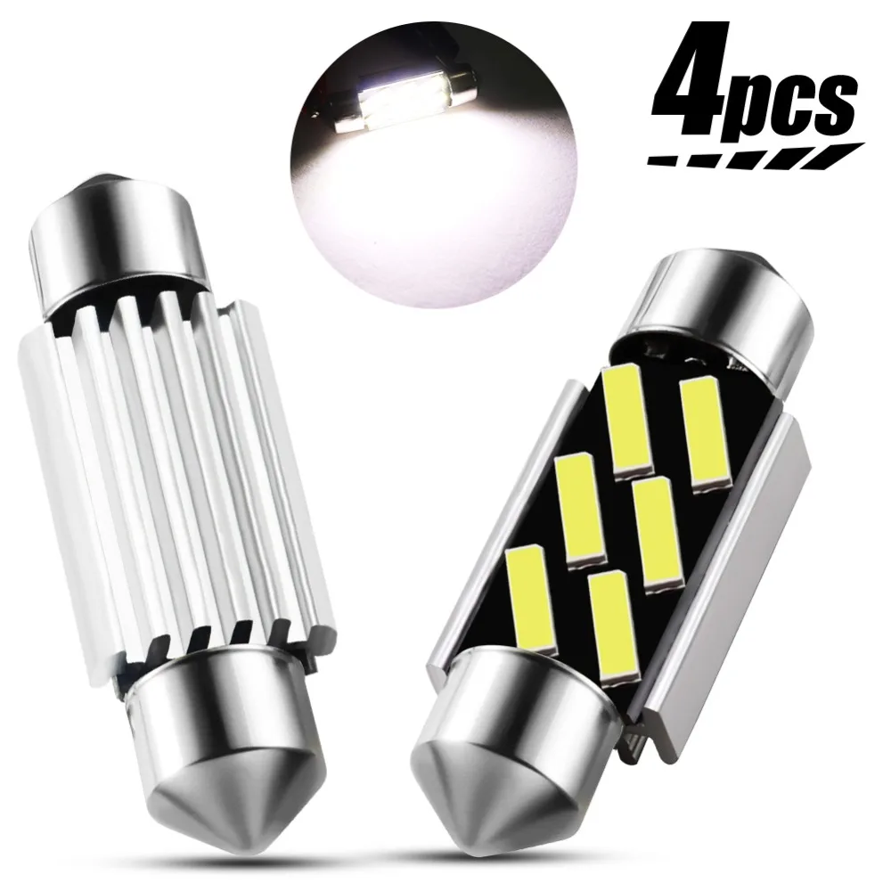 

Светодиодные лампы Festoon C5W C10W, 36 мм, CANBUS, без ошибок, 7020 SMD, белая лампа для салона автомобиля, купольная карта, подсветка номерного знака, посто...