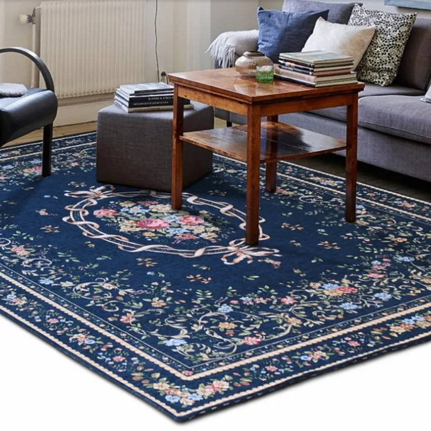 저렴한 세탁하기 쉬운 블렌드 카펫, 빅 사이즈 페르시아 카펫, 빅토리아 반응 스타일, 그라운드 매트 원형, 무료 배송