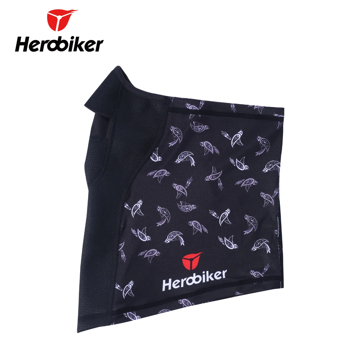 HEROBIKER мотоциклетная маска ветрозащитная черная для лица лыжный велосипедный