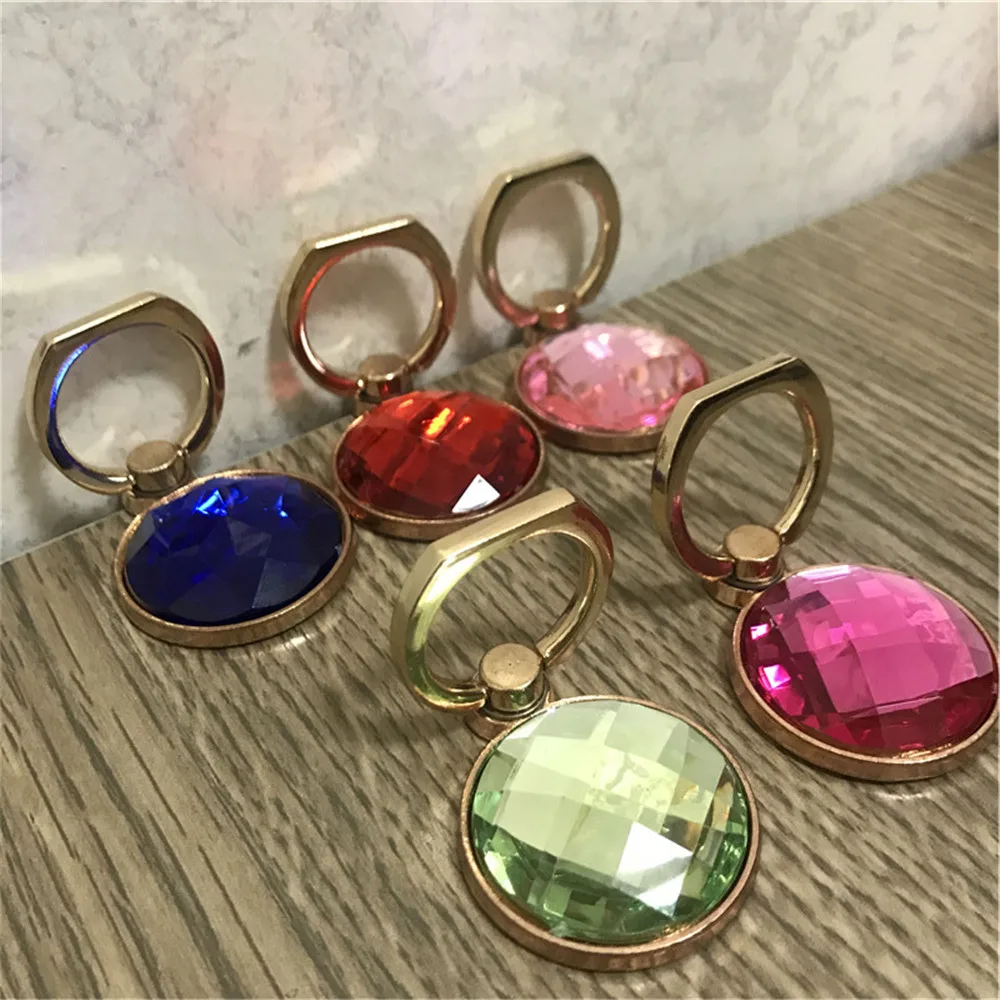 UVR металлическое кольцо-держатель для смартфона с кристаллами iPhone X 8 7 6 6S Plus IPAD