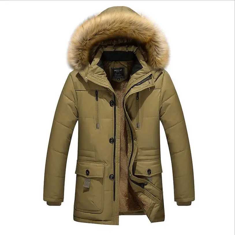 Wool Liner Men Winter Outwear Coats Down Jackets Warm Parkas New Male Hooded Thick | Мужская одежда