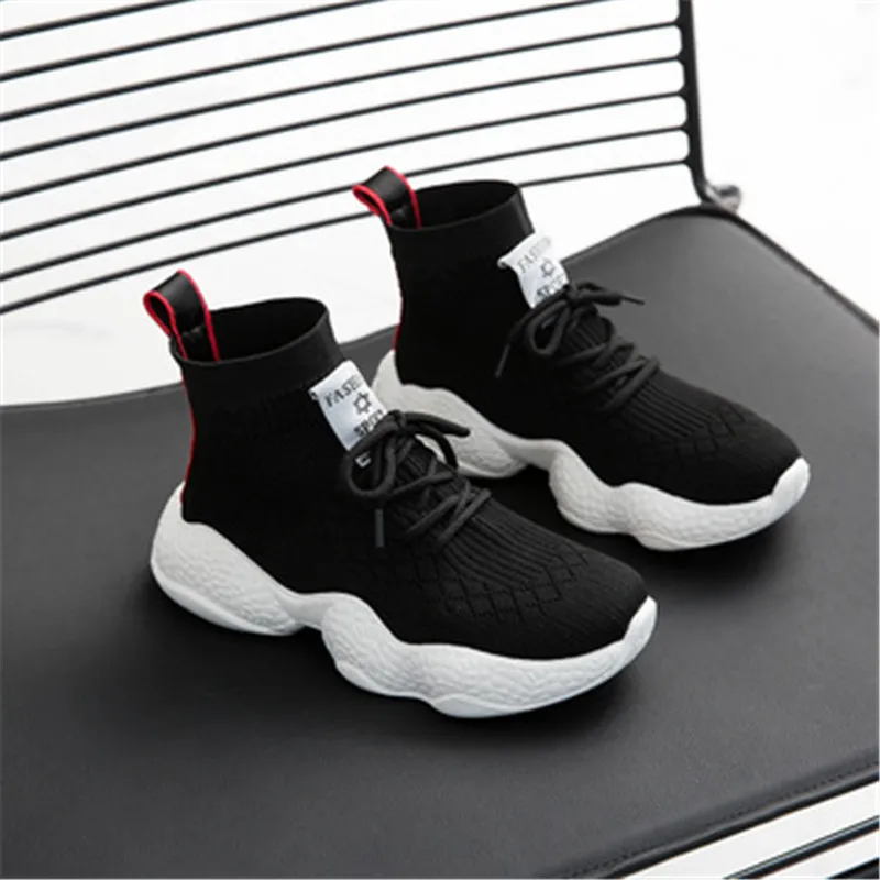 Женские ботинки вязаные эластичные модная женская обувь носки и ботильоны весна