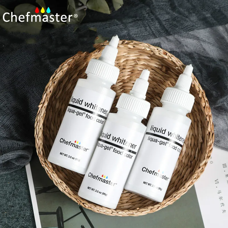 Chefmaster в США импортирует белый пищевой цветной крем, для глазури крем, Печенье крем, сахар и cake99g