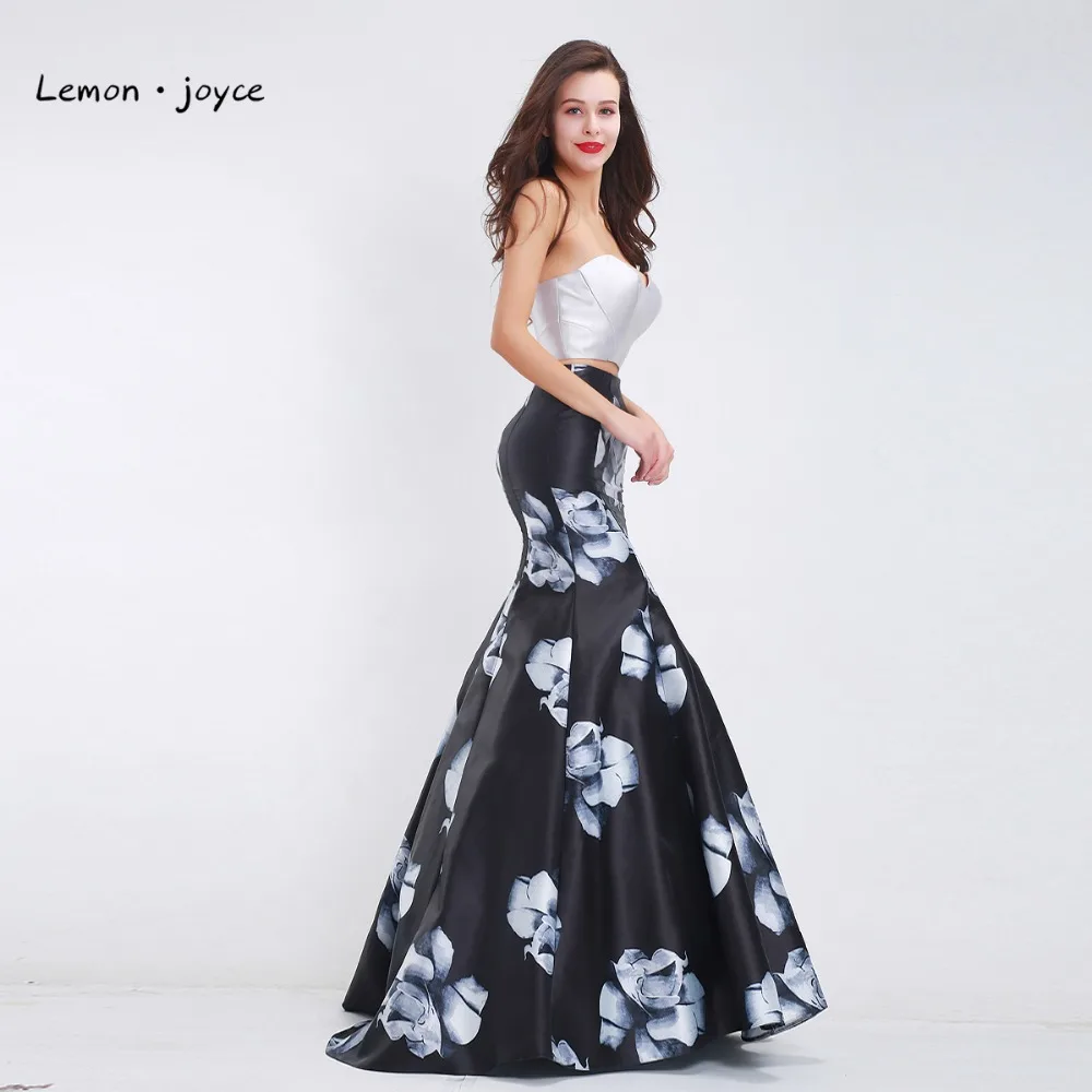 Длинные Серые Вечерние платья русалки 2020 из двух частей милое элегантное платье