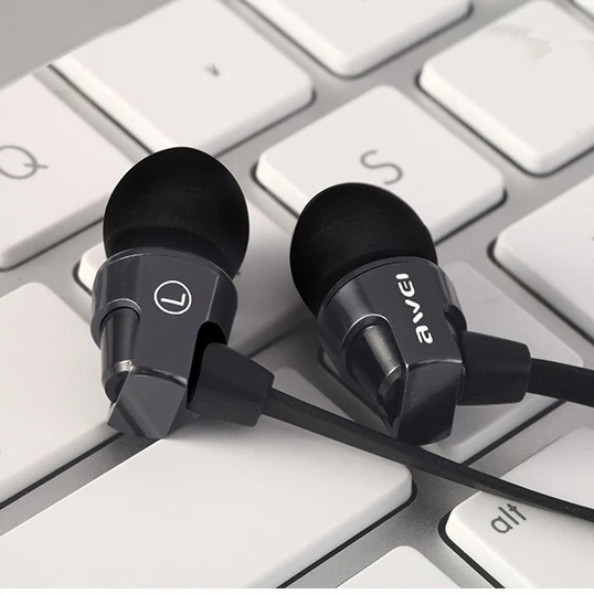 Металлические Hi Fi стереонаушники RUKZ 860hi универсальные проводные наушники с
