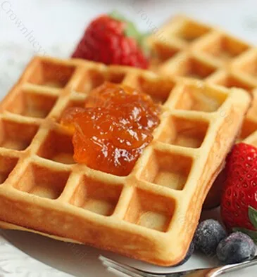 Электрическая квадратная Бельгийская вафельная машина из нержавеющей стали|machine