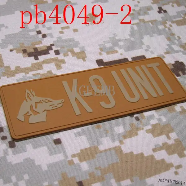 K-9 блок K9 собачья лапа боевой дух тактических военных 3D ПВХ патч