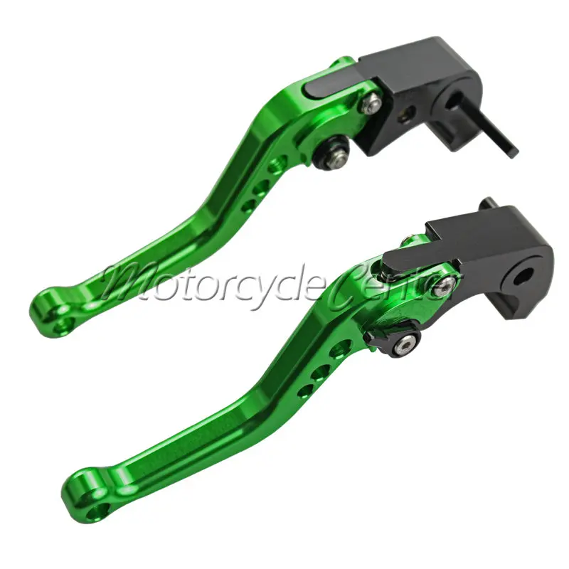 CNC Short Adjustable Brake Clutch Levers For Triumph Daytona 650 955i 675 Street Triple Tiger 1050 Sport 800 XC Green | Автомобили и