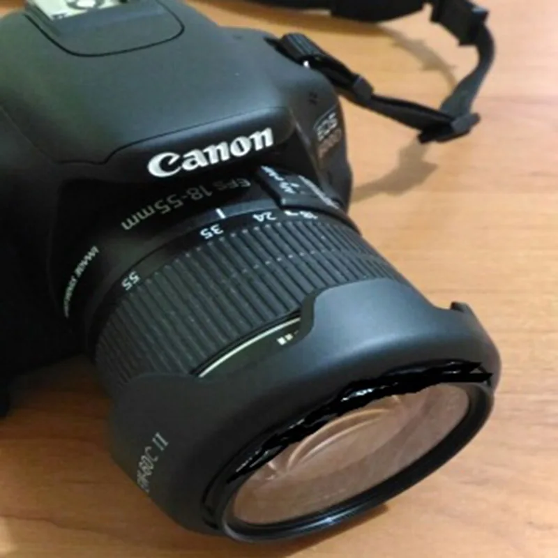 Бленда для объектива в форме цветка Canon EF 18-55 мм 28-90 28-80 | Электроника