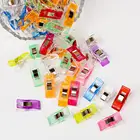 Высокое качество лоскутное шитье пластиковый зажим для квилтинга DIY ремесло зажим для вязания домашняя лента устройство для смещения цвет зажимы для одежды швейный инструмент