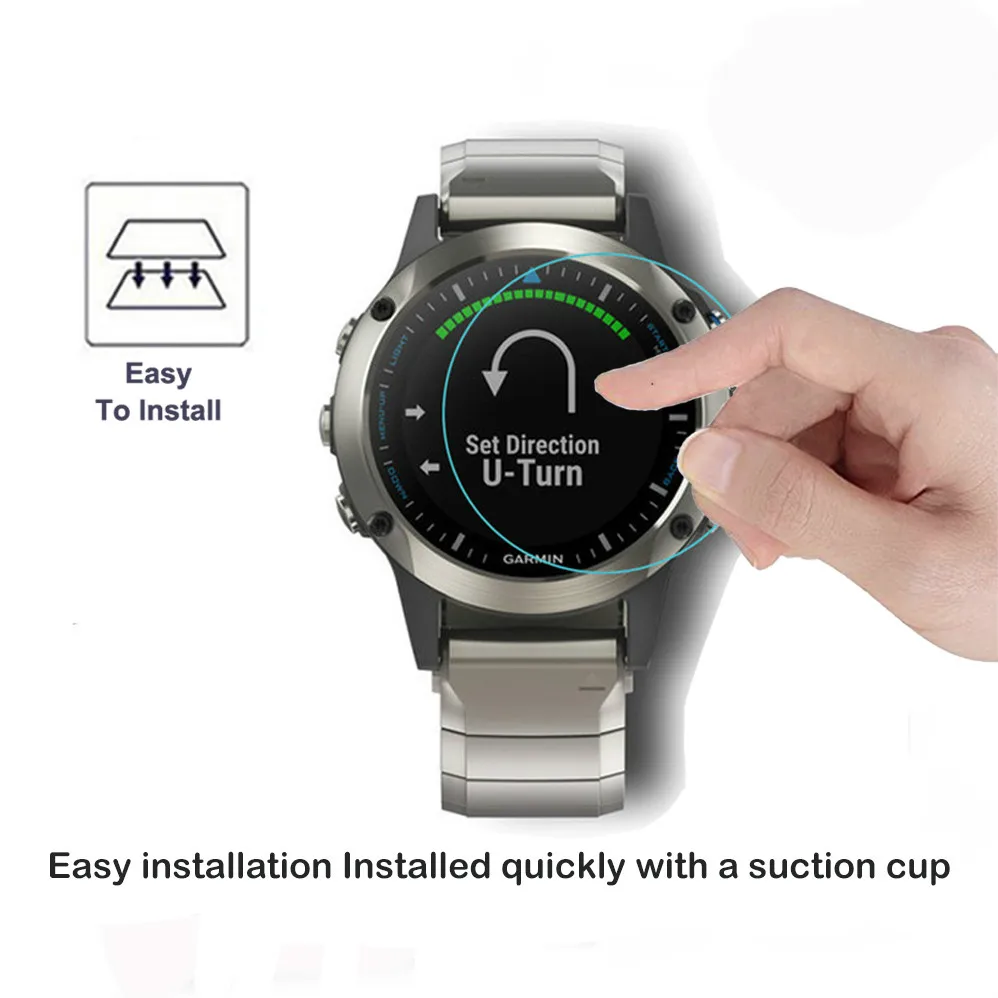3 шт высокое прозрачное Quatix5 протектор экрана для Garmin Quatix 5 часов Закаленное