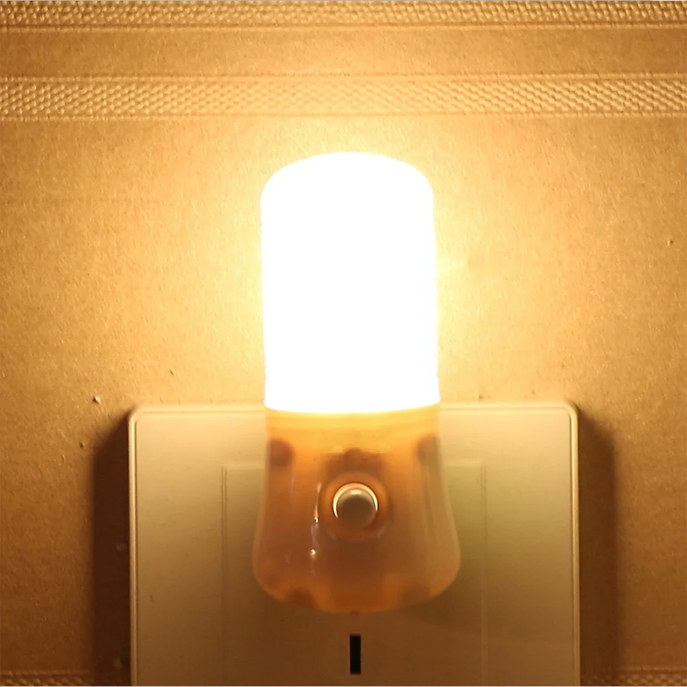 HGhomeart переключатель светодиодный ночник Luminaria Led лампа 110В 220В EU/US