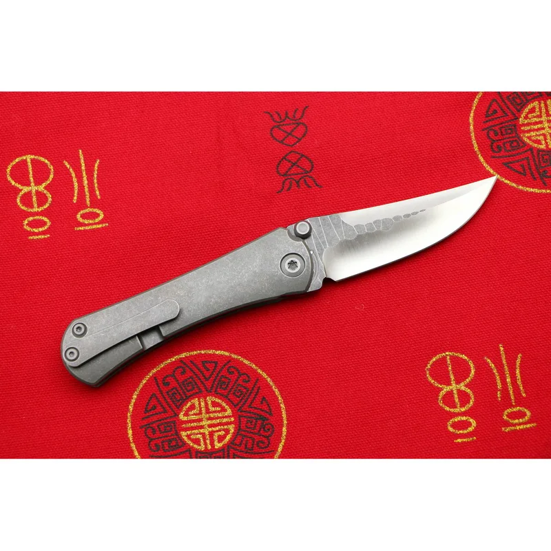 Green thorn SBSF M390 стальное лезвие Nudist TC4 титановая ручка карманный складной нож для