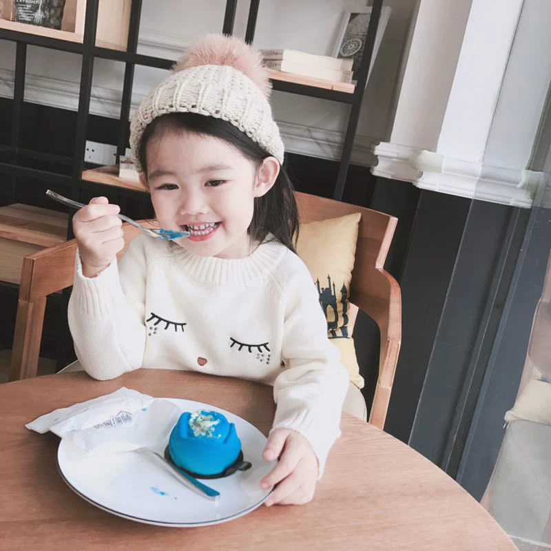 Детская одежда из 100% хлопка пуловер с длинным рукавом и изображением Белых