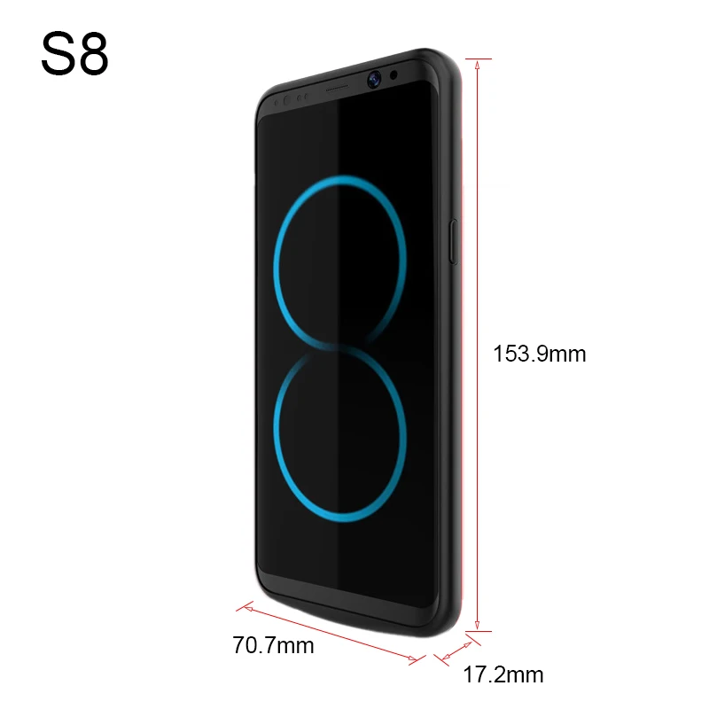 5000 мАч для Samsung Galaxy S8 5500 Plus чехол зарядного устройства внешний аккумулятор