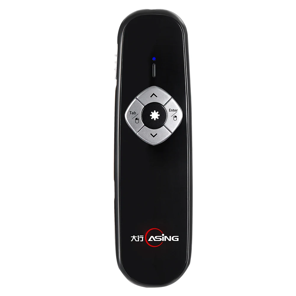 Presenter with air mouse function red laser presenter remote control folder wireless USB ppt power point demonstration |