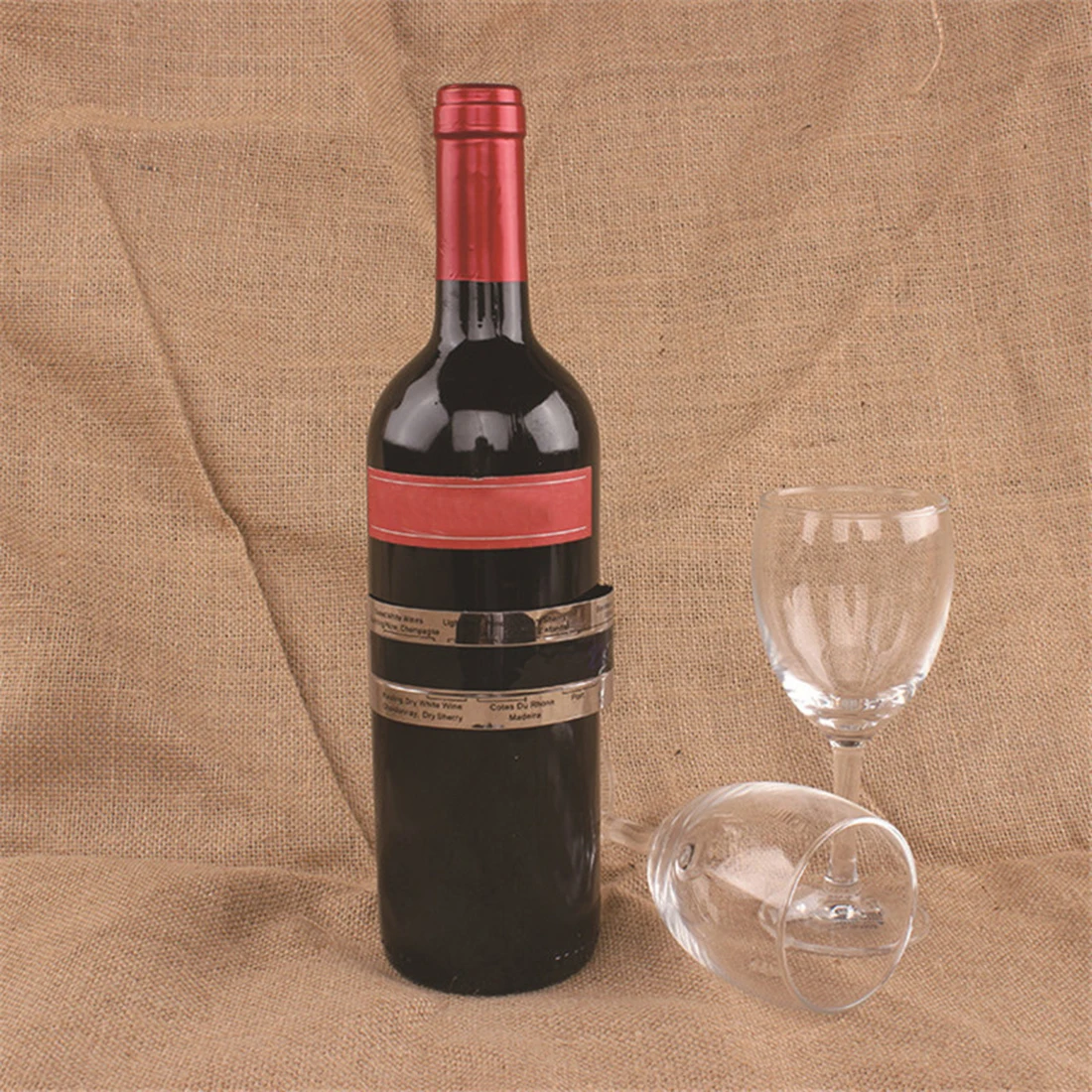 Большая распродажа браслет для вина из нержавеющей стали термометр 4-26 градусов