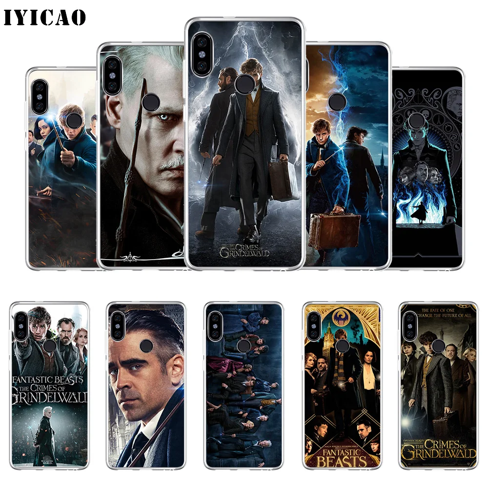 IYICAO Фантастические звери 2018 Мягкий силиконовый чехол для телефона Xiaomi Redmi 4A 5A 6A Note