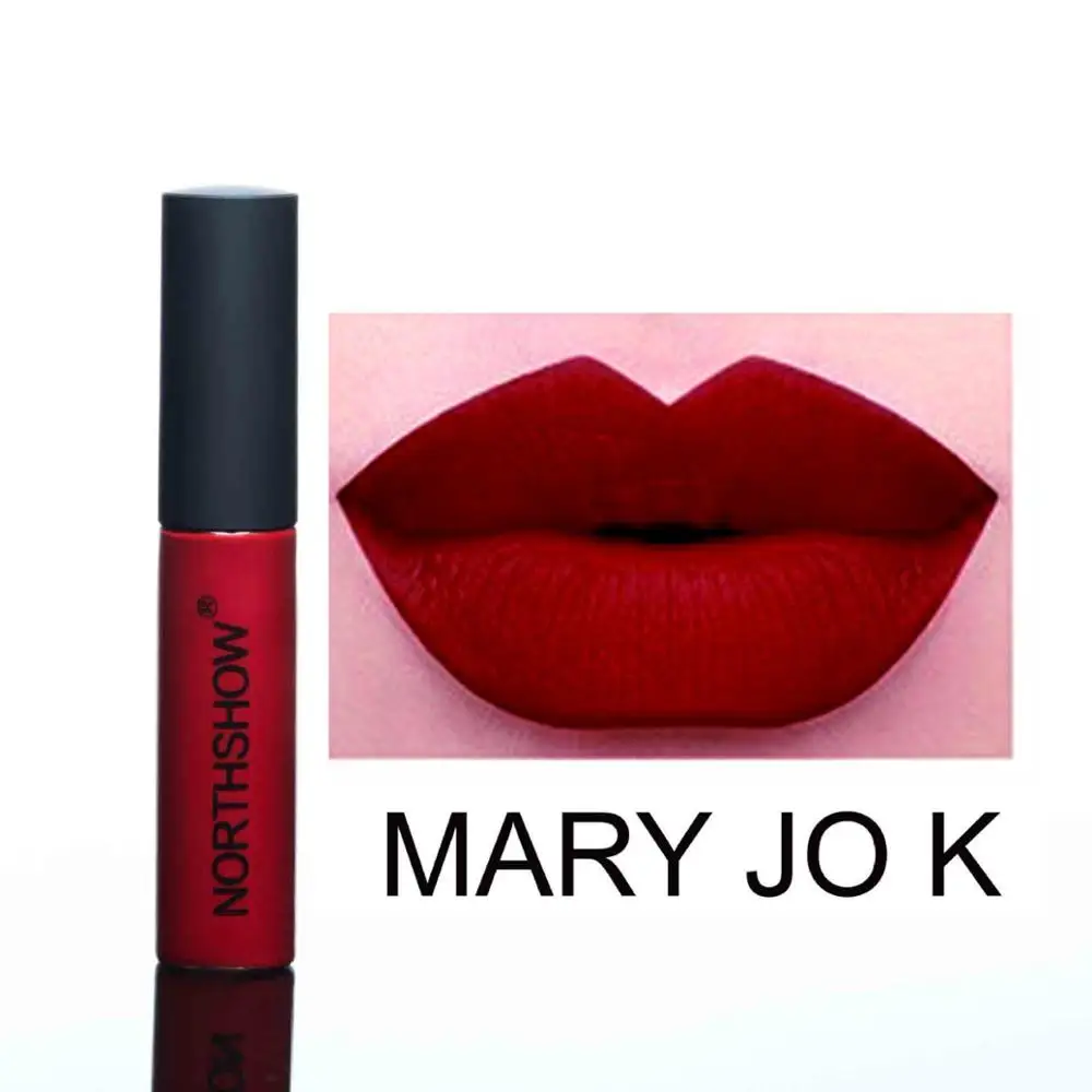 mary jo k Новинка, 12 цветов, брендовые увлажняющие пигменты, блеск для губ, матовый блеск для губ, стойкий водостойкий, сексуальная жидкость цвета "нюд", губная помада, матовая помада для губ - Цвет: mary jo k